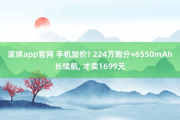 滚球app官网 手机加价? 224万跑分+6550mAh长续航， 才卖1699元