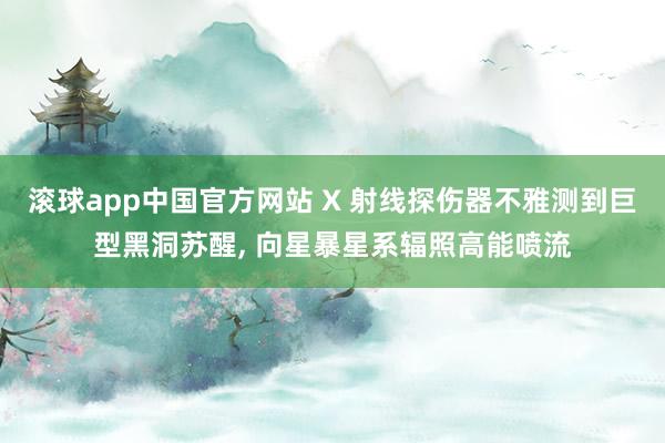 滚球app中国官方网站 X 射线探伤器不雅测到巨型黑洞苏醒， 向星暴星系辐照高能喷流