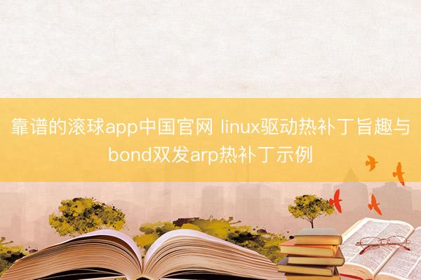 靠谱的滚球app中国官网 linux驱动热补丁旨趣与bond双发arp热补丁示例