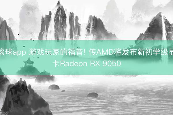 滚球app 游戏玩家的福音! 传AMD将发布新初学级显卡Radeon RX 9050